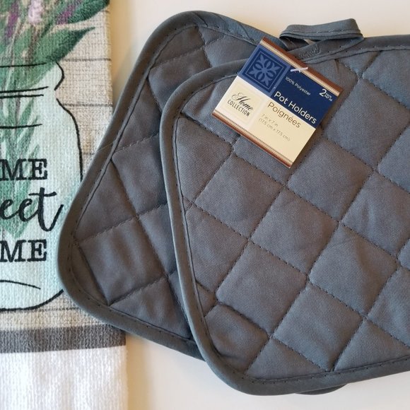 Kitchen Towels 6pc set, Home Sweet Home, Lavender - Picture 3 of 7